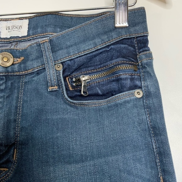 HUDSON Newton Patchwork Super Skinny. Size 26. - Picture 3 of 7